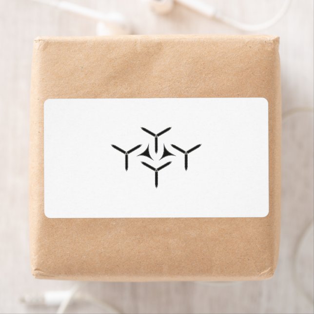 Etiqueta Rótulo de Padrão de Lâmina Gótica (Insitu)