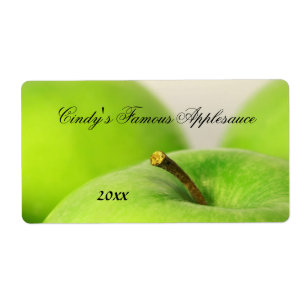 Etiqueta Rótulo de preservação da maçã