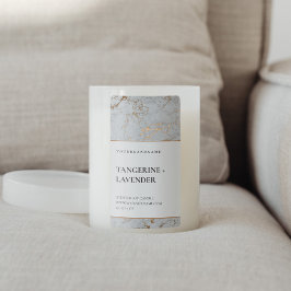 Etiqueta Rótulo de Produto Vela de Cinza Dourada de Sage Ch