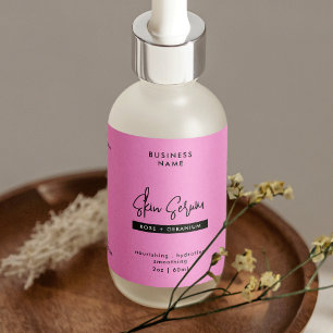 Etiqueta Rótulo de Quebra de Garrafa Rosa Trendente 2 OZ Sk