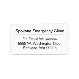 Etiqueta Rótulo de remessa comercial