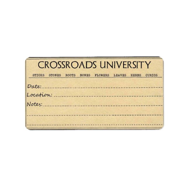 Etiqueta Rótulo de Rootwork (Frente)