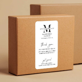 Etiqueta Rótulo de selagem da caixa de produtos do Moderno