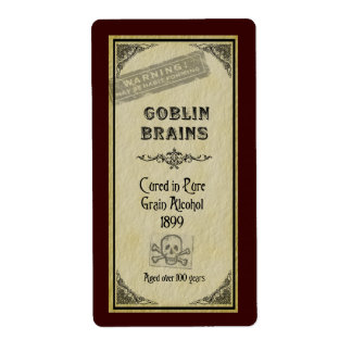 Etiqueta Rótulo do Cérebro Goblin