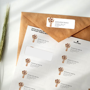 Etiqueta Rótulo do Chá de fraldas dos Balões de Urso