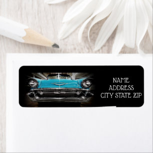 ETIQUETA RÓTULO DO ENDEREÇO CLÁSSICO CHEVROLET IMPALA**