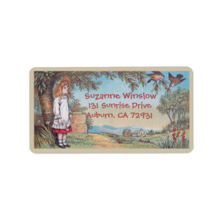 Etiqueta Rótulo do endereço de retorno de aves do país de c