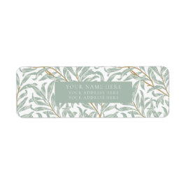 ETIQUETA RÓTULO DO ENDEREÇO: WILLIAM MORRIS