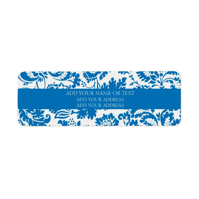 ETIQUETA RÓTULO DO ENDEREÇO: WILLIAM MORRIS (Frente)