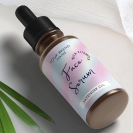 Etiqueta Rótulo do Frasco do Estropo 2 OZ Holográfico Serum