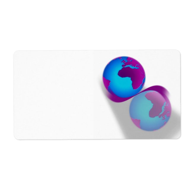 Etiqueta Rótulo do Globo (Frente)