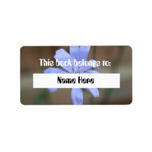 Etiqueta Rótulo do Livro de Chicória