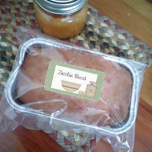 Etiqueta Rótulo do Pão de Abobrinha