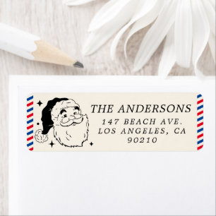 Etiqueta Rótulo do Polo Norte do Fato de Santa Claus