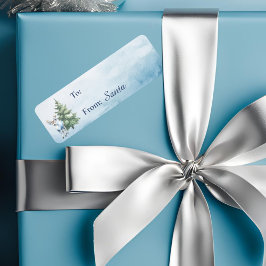 Etiqueta Rótulo do Presente de Natal para as Rebeldes Woodl