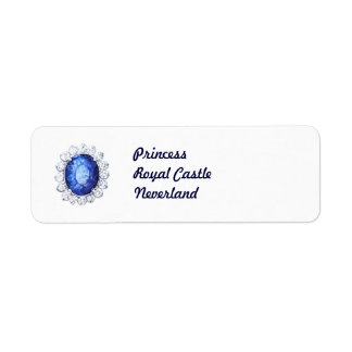 Etiqueta Rótulo do Sapphire Real PMACarlson