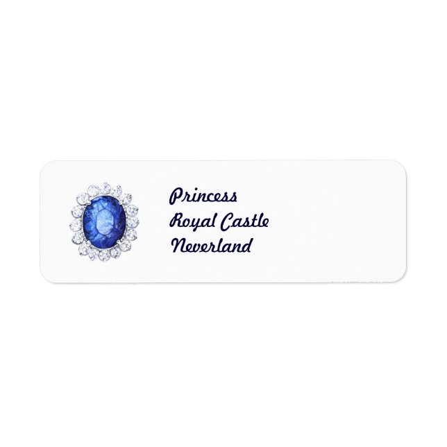 Etiqueta Rótulo do Sapphire Real PMACarlson (Frente)