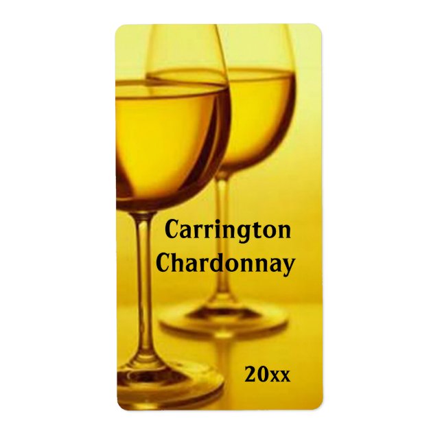 Etiqueta Rótulo do Vinho (Frente)