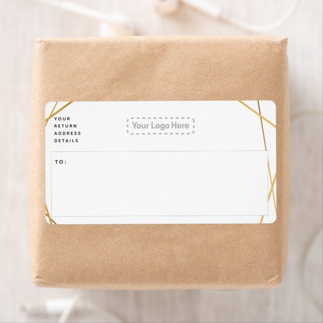 Etiqueta Rótulo geométrico de transporte de ouro (Insitu)