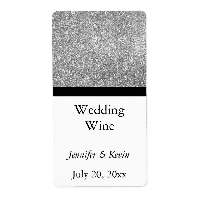 Etiqueta Rótulo Mini Vinho De Casamento De Lata (Frente)