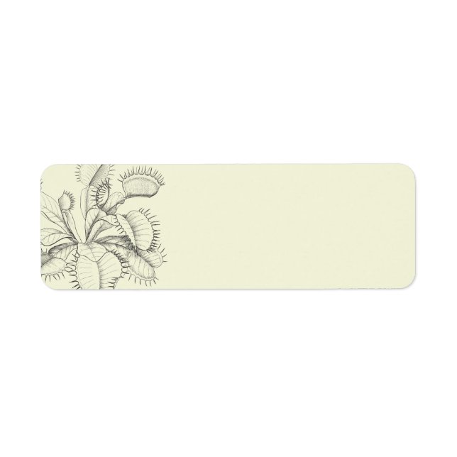 Etiqueta Rótulos das plantas de armadilhas de Vênus Carnívo (Frente)