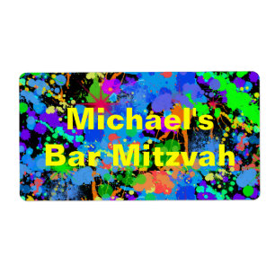 Etiqueta Rótulos de Água de Neve Divertida