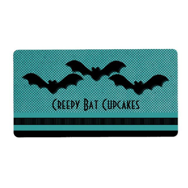 Etiqueta Rótulos de Baking no Halloween, Beterraba (Frente)