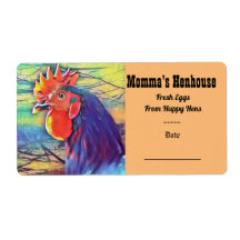 RÓTULOS DE CARTONAGEM DE OVO