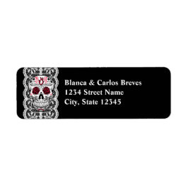 Etiqueta Rótulos de Endereço de Devolução de Açúcar no Loca