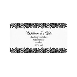 Etiqueta Rótulos de endereço de devolução de Casamento pers