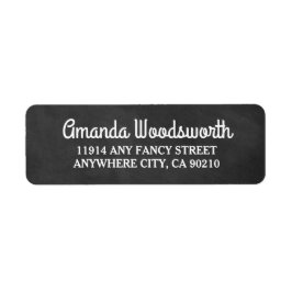 Etiqueta Rótulos de Endereço de Devolução de Casamento Russ