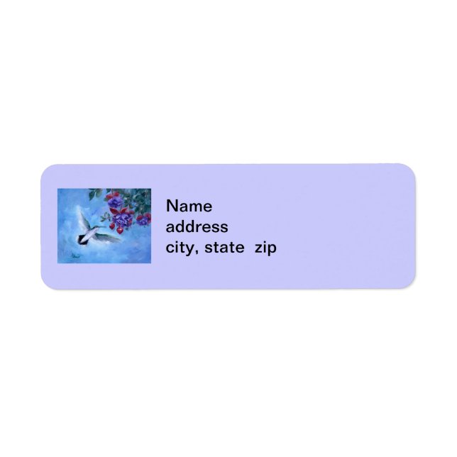 Etiqueta Rótulos De Endereço De Regresso De Voo (Frente)