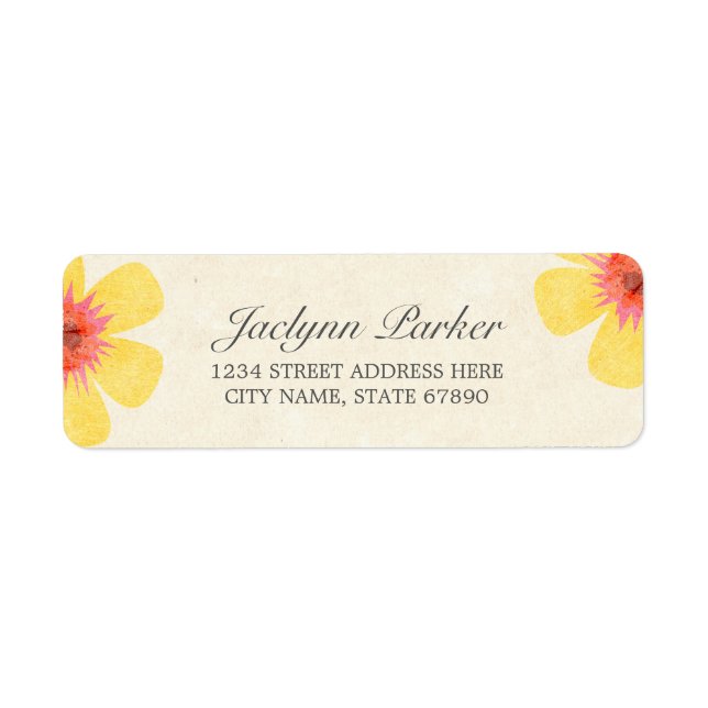 Etiqueta Rótulos de Endereço de Retorno de Paraíso Russo (Frente)