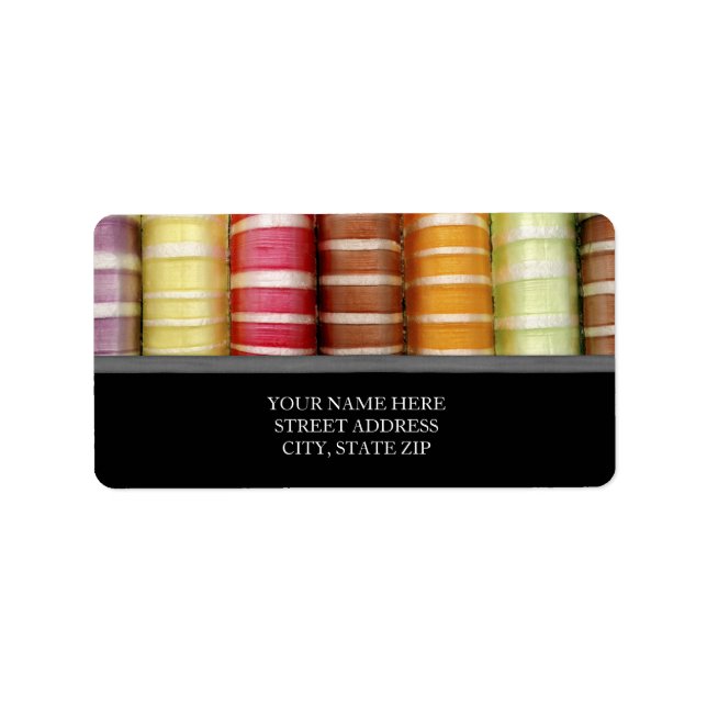 Etiqueta Rótulos de Endereço Lollipops (Frente)