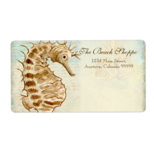 Etiqueta Rótulos de Endereço - Praia Costeira de Cavalos do