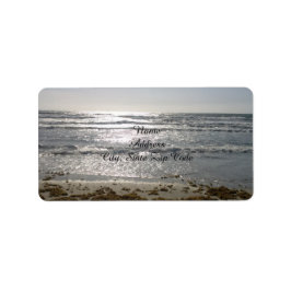 Etiqueta Rótulos de Endereços de Beach Sunrise