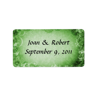 Etiqueta Rótulos De Favor De Casamento Irlandês