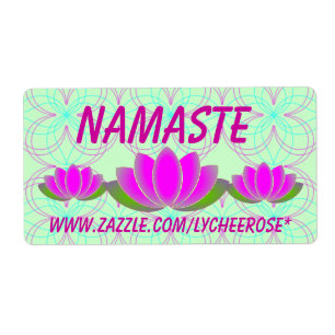 Etiqueta Rótulos de lotus de namaste