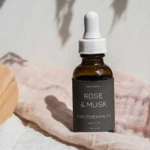 Etiqueta Rótulos de Óleo Cosmético / Frasco de Conta-gotas