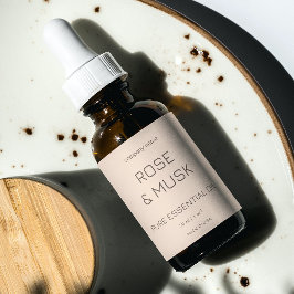 Etiqueta Rótulos de Óleo Cosmético / Frasco de Conta-gotas