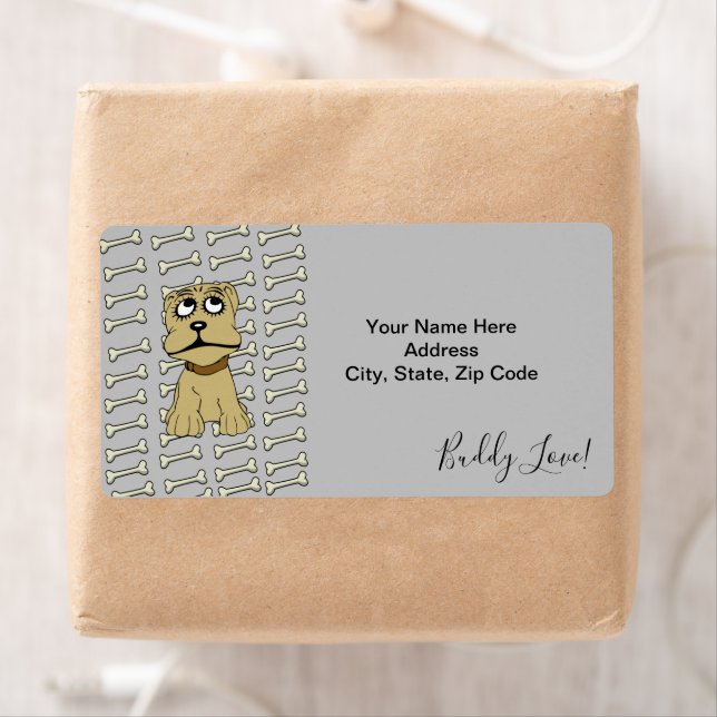 Etiqueta Rótulos de Ossos do Cão (Insitu)