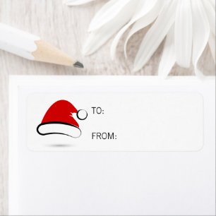 Etiqueta Rótulos de presentes para o Papai Noel de Feliz Na
