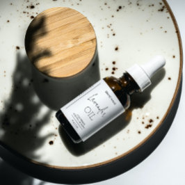 Etiqueta Rótulos de Produto de Garrafa Minimalista