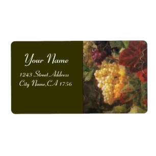 ETIQUETA RÓTULOS DE PROVANDO DE VINHO DE UVAS ANTIGAS