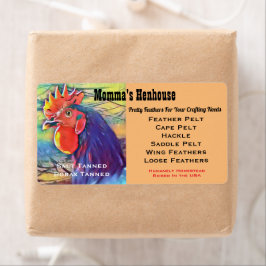 ETIQUETA RÓTULOS DE TRAVAGEM DE PENAS