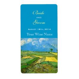 Etiqueta Rótulos de vinho dos Campos de Trigo