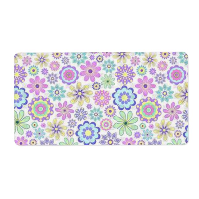 Etiqueta Rótulos Florais Girassol (Frente)