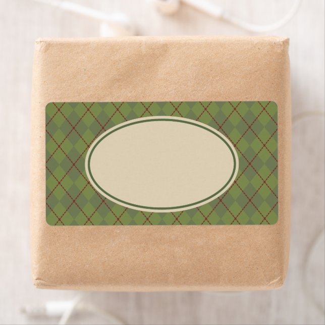 Etiqueta Rótulos Green Argyle (Insitu)