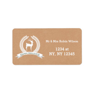 Etiqueta Rótulos russos de cercadores de inverno