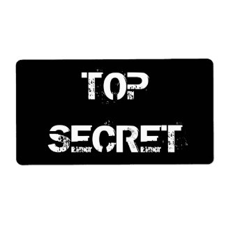 ETIQUETA RÓTULOS SECRETOS SUPERIORES